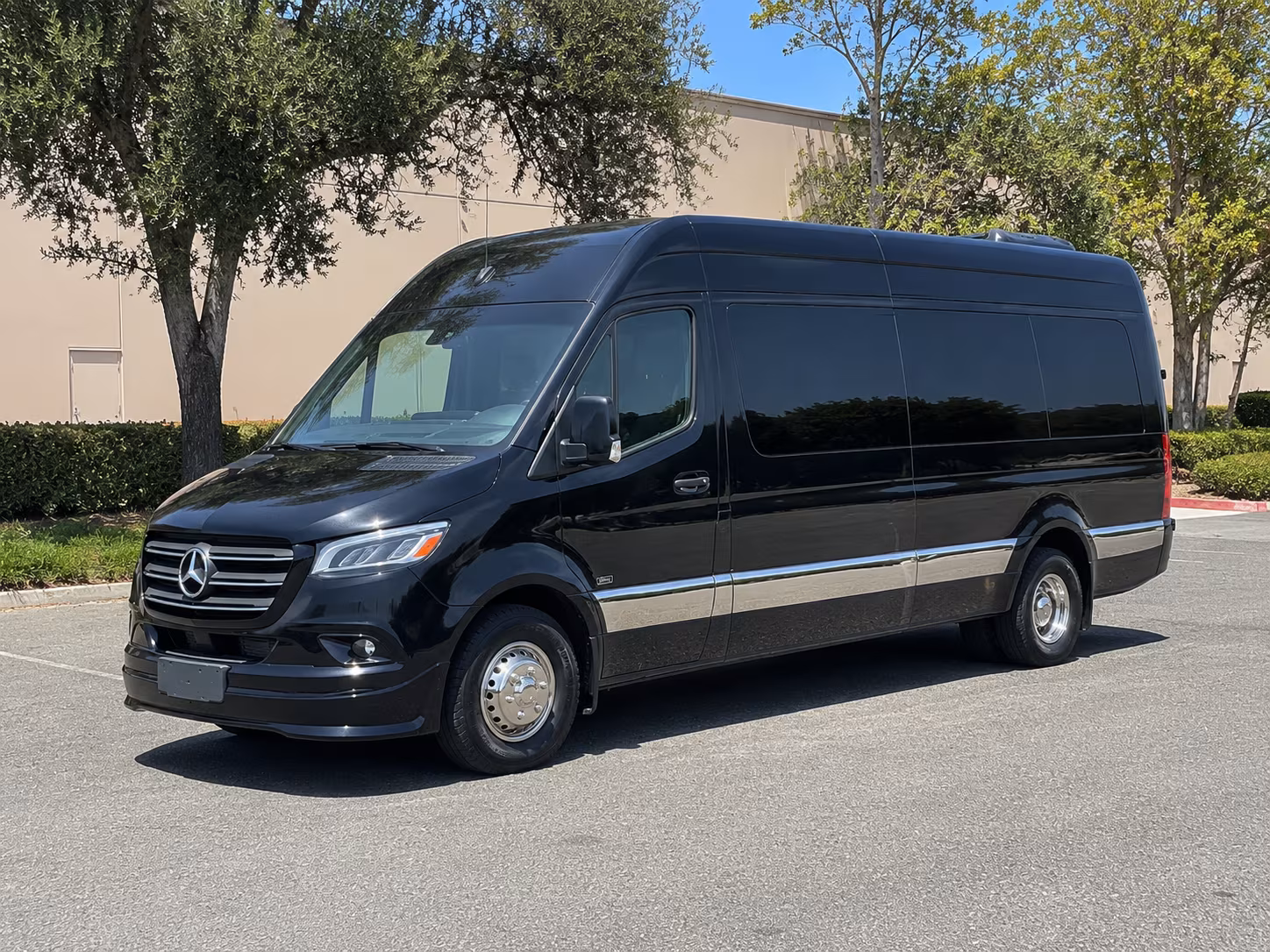 Edison Corporate Transportation party bus exterior