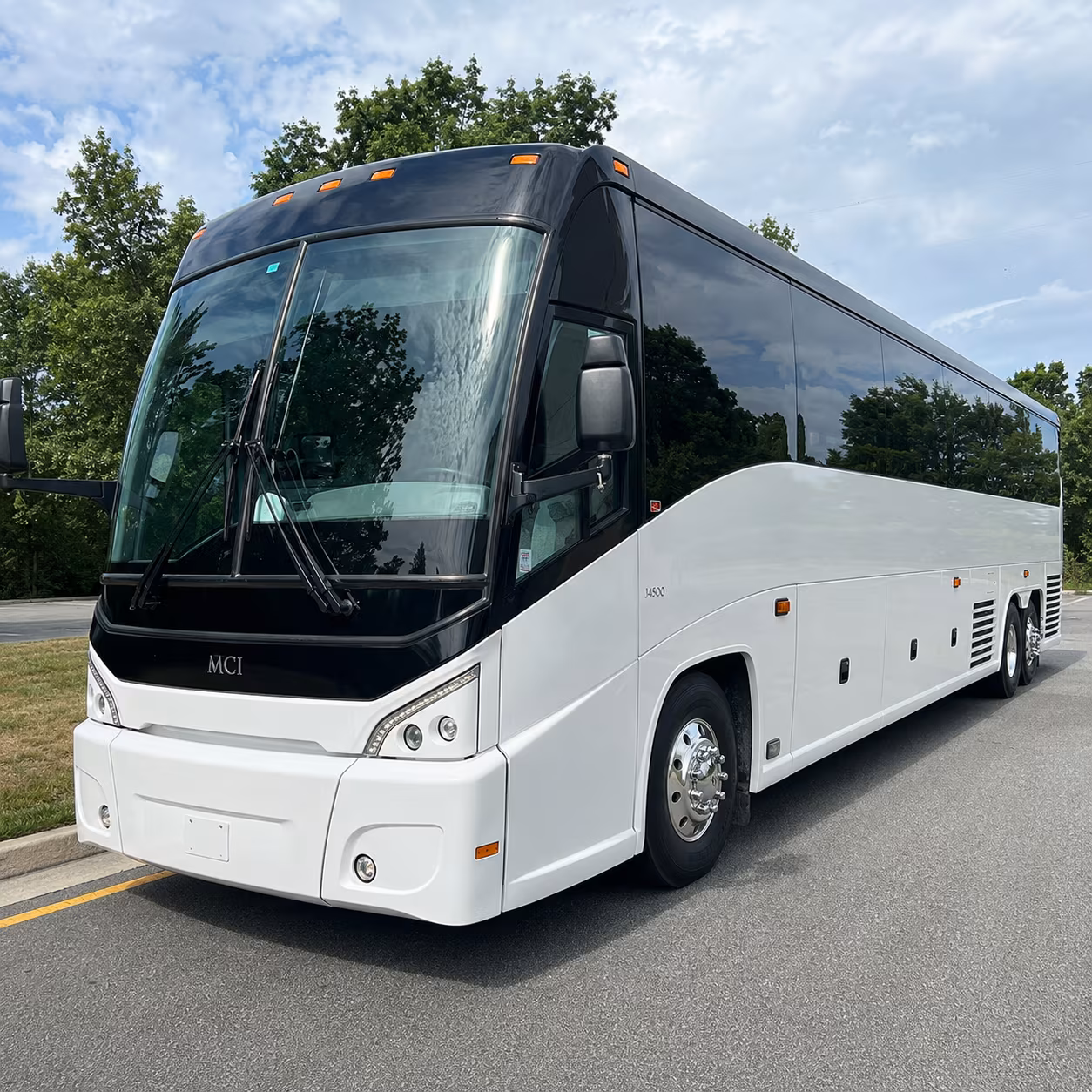 Edison Corporate Transportation party bus exterior