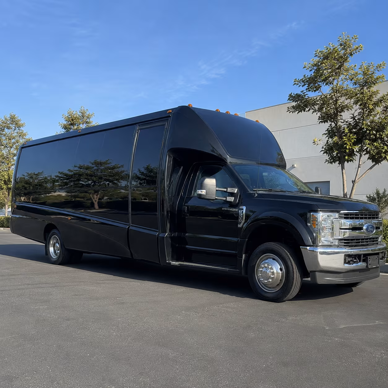 Edison Private Event Transportation party bus exterior