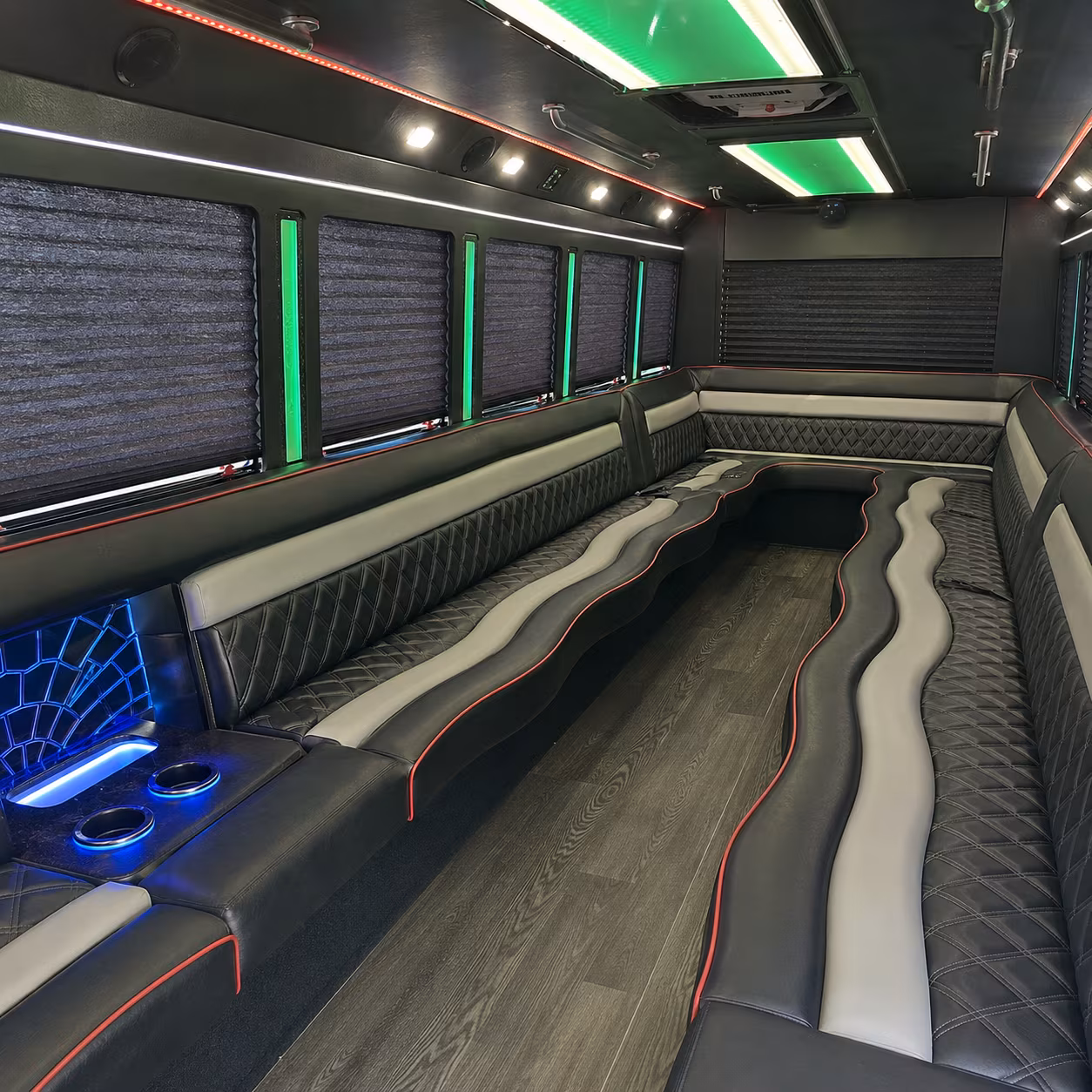 Edison Prom & Homecoming Transportation party bus exterior
