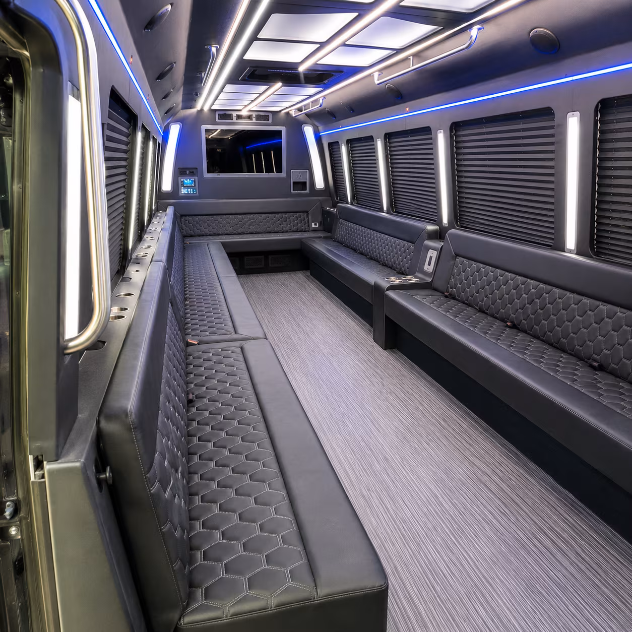 Edison Prom & Homecoming Transportation onboard seating