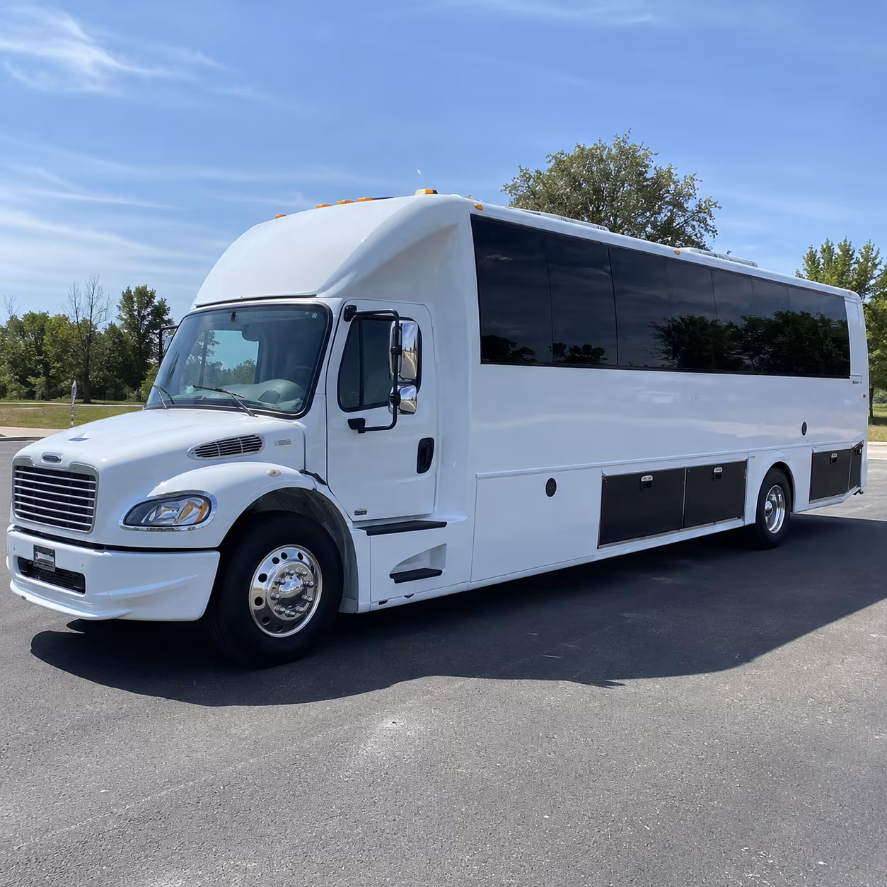 Edison Prom & Homecoming Transportation party bus interior