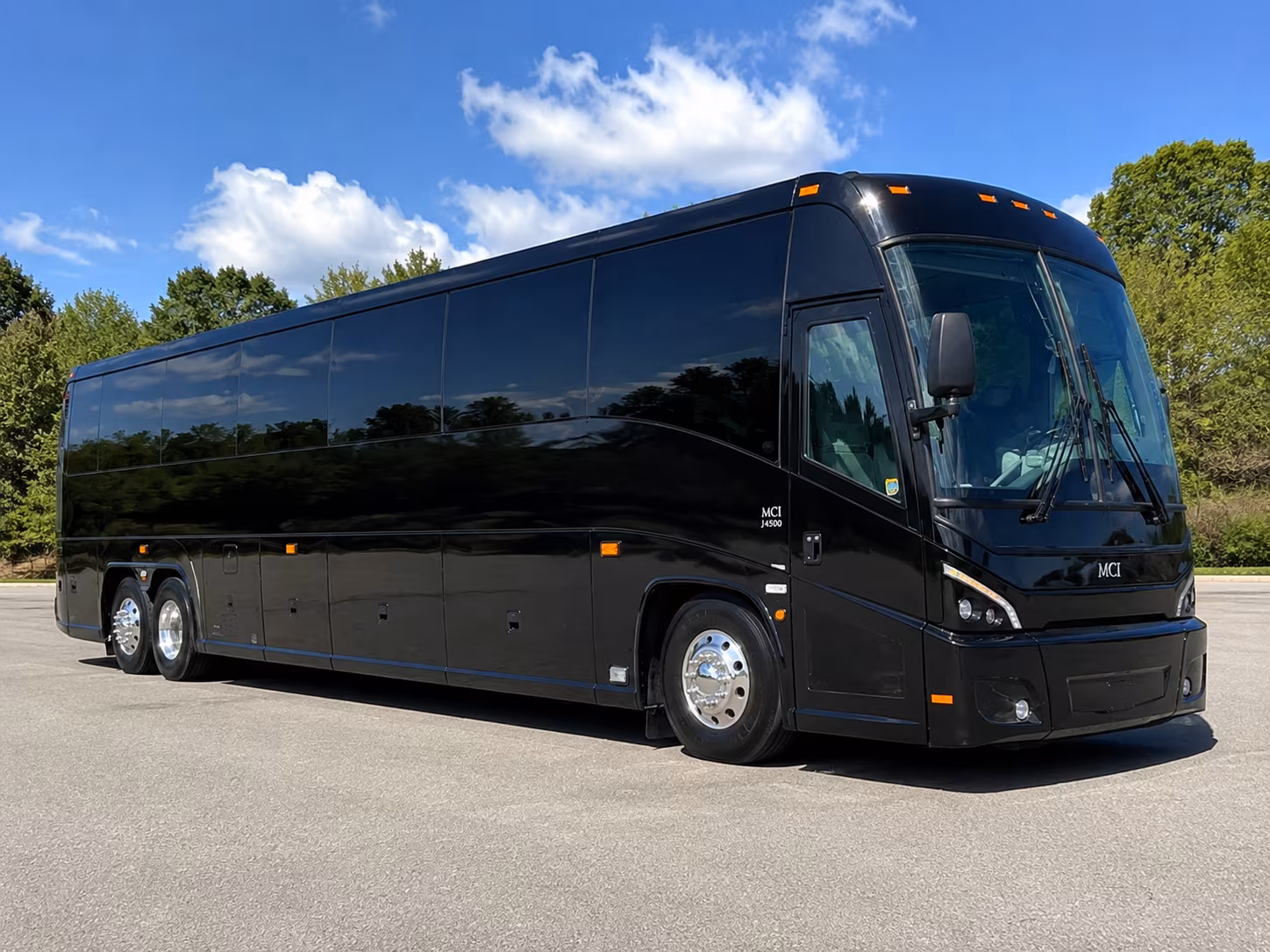 Edison School Event Transportation party bus exterior