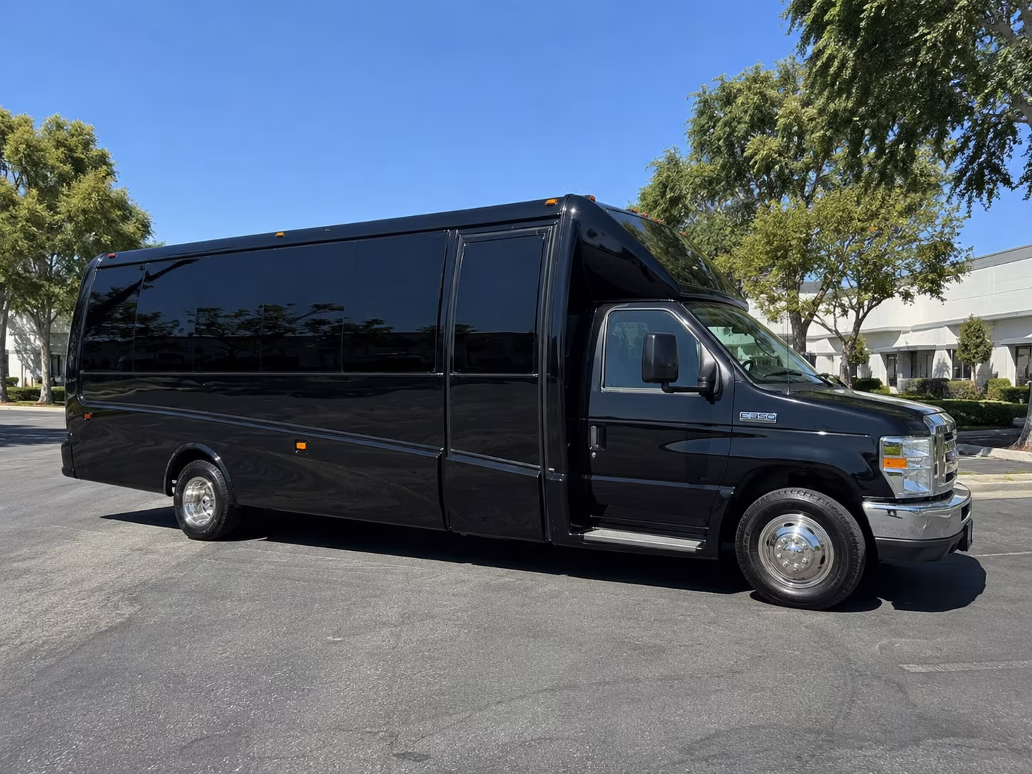 Edison Sporting Event Transportation party bus exterior