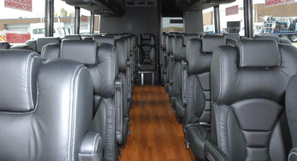 Newark 20 Passenger Minibus Interior