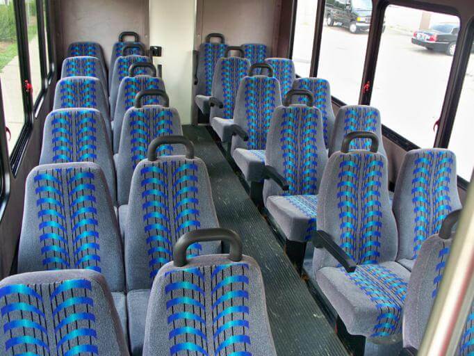 Lakewood 25 Passenger Mini Bus Interior