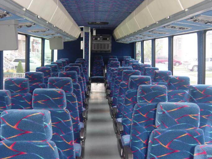 Newark 35 Passenger Shuttle Bus Interior