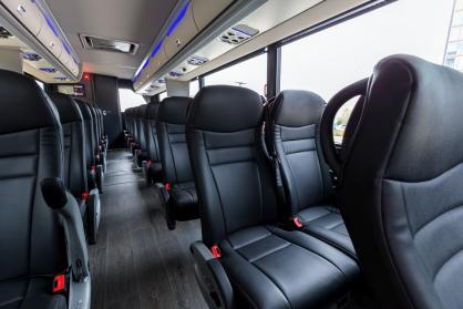 Lakewood 45 Passenger Mini Coach Interior