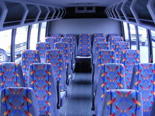 Elizabeth 15-35 Passenger Minibuses Interior